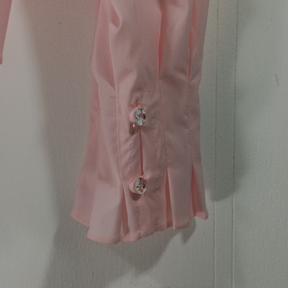 Veronique Young Beautiful Pink Button Shirt - Picture 8 of 10